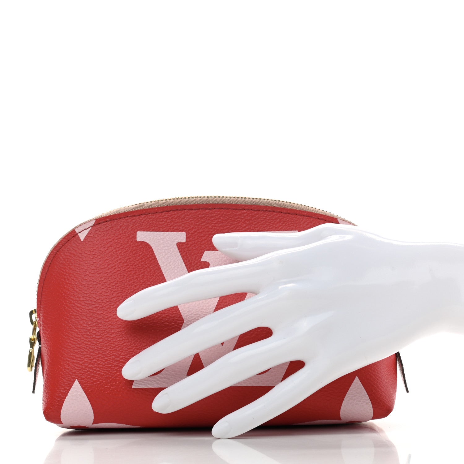 Louis Vuitton Monogram Giant Cosmetic Pouch Rouge 2 of 9