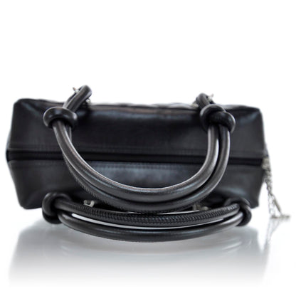 Chanel Calfskin Quilted Small Cambon Bowler Black 5 of 12