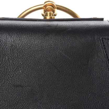 Chloe Calfskin Suede Small Nile Bracelet Bag Black 10 of 12