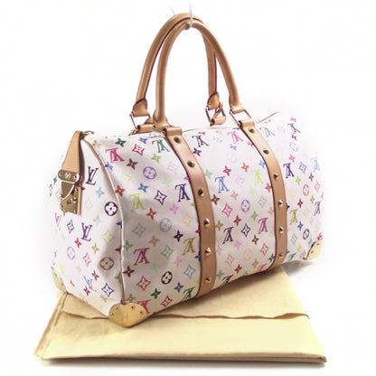 Louis Vuitton Monogram Multicolor Keepall 45 White 3 of 10