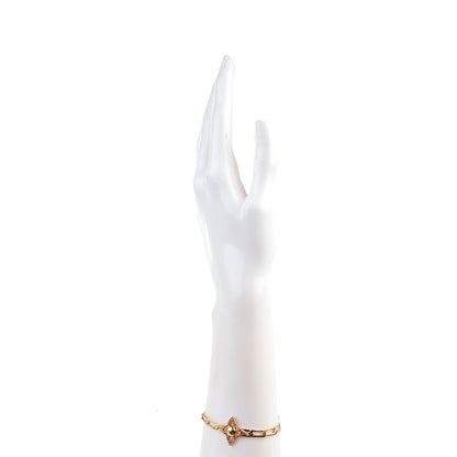 Louis Vuitton Swarovski Crystal Flower Power Bracelet Gold 2 of 6