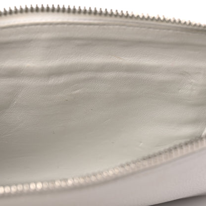 Balenciaga Grained Calfskin Classic Silver Hardware Reporter Crossbody White 11 of 15