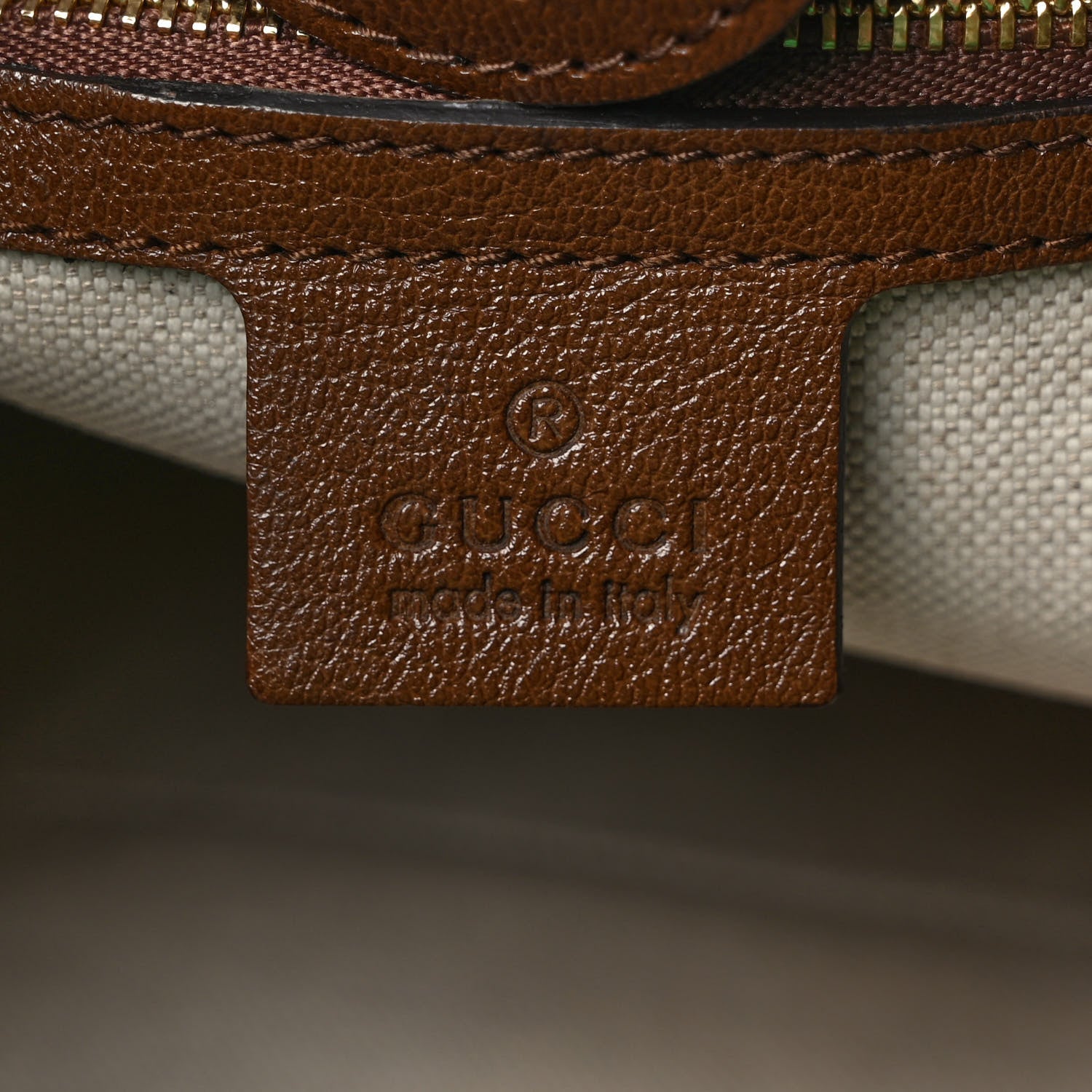 Gucci Monogram Horsebit 1955 Tote Bag Beige Brown Sugar 6 of 11