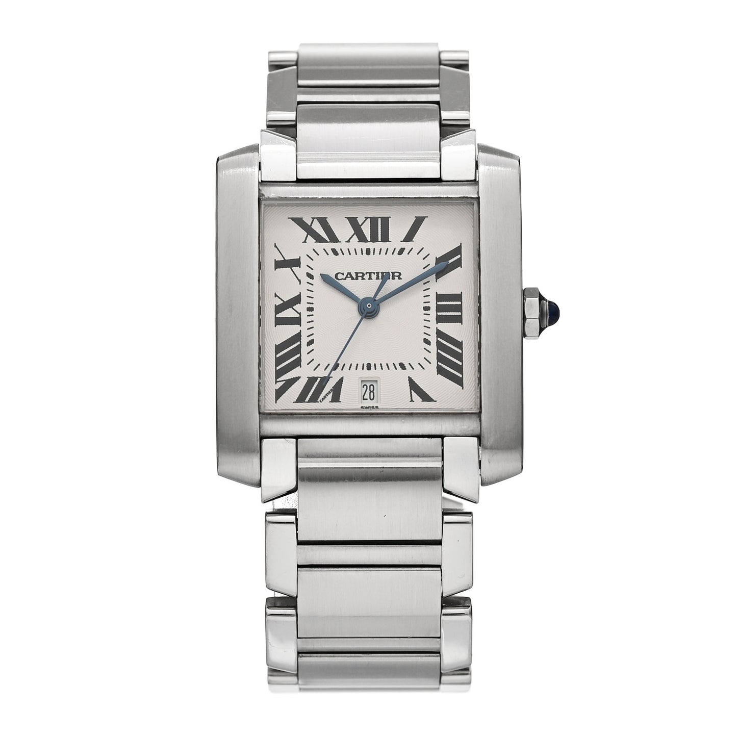 Stainless Steel 28mm Tank Francaise Automatic Watch