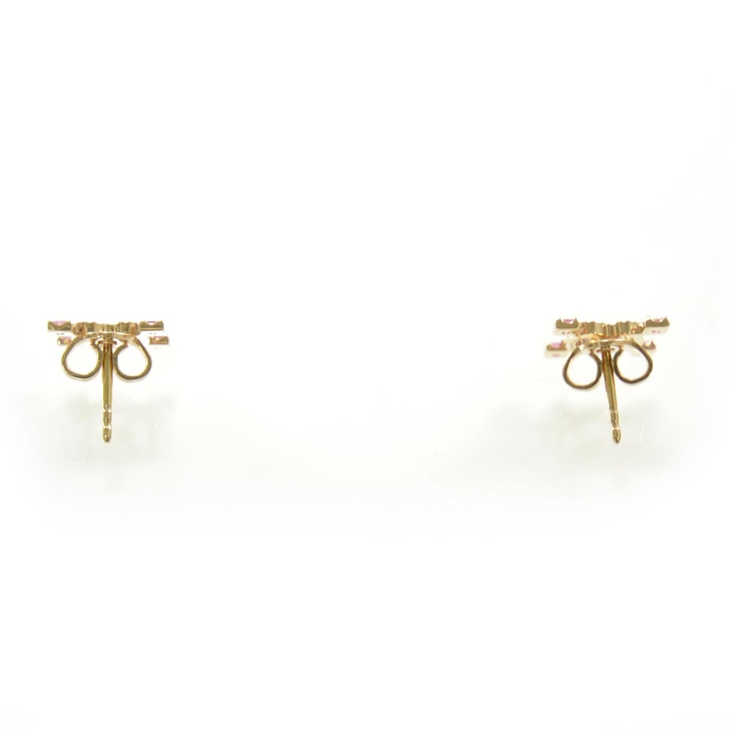 18K Rose Gold Pink Sapphire Icon Stardust Earrings