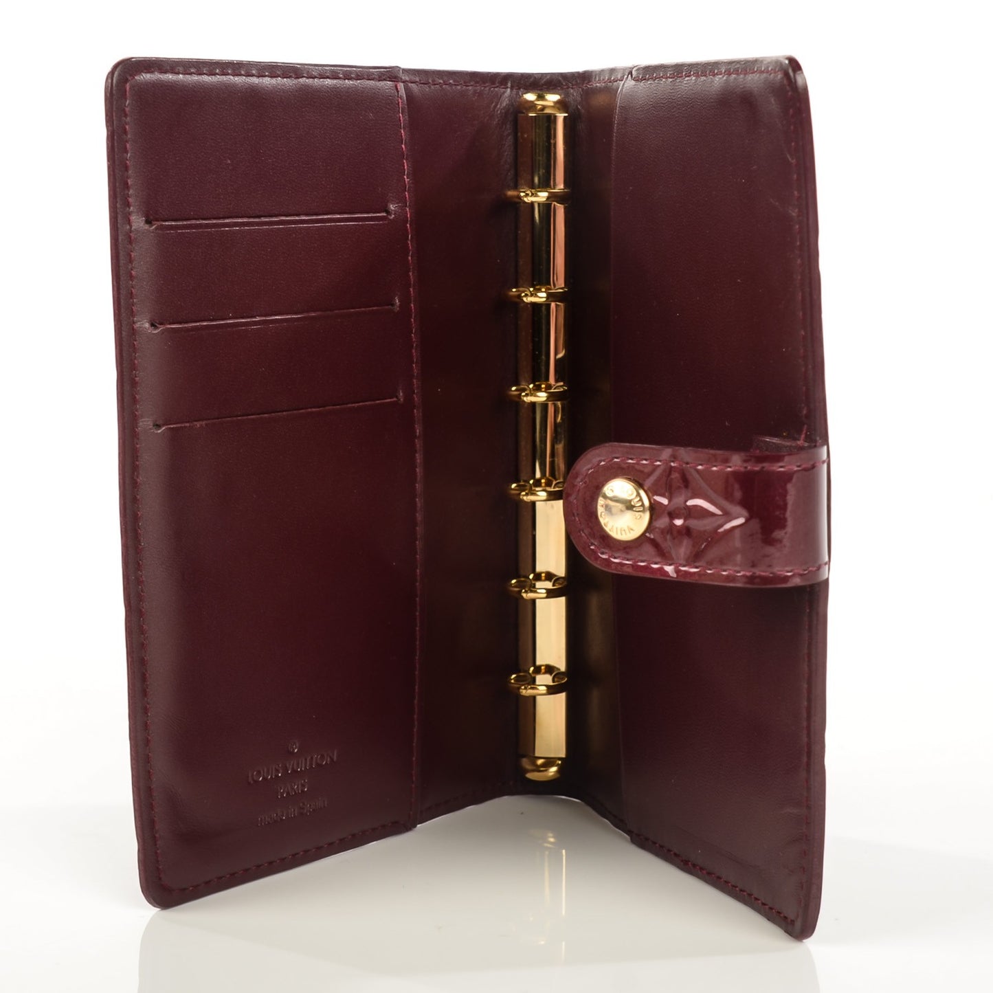 Vernis Small Ring Agenda Cover Rouge Fauviste