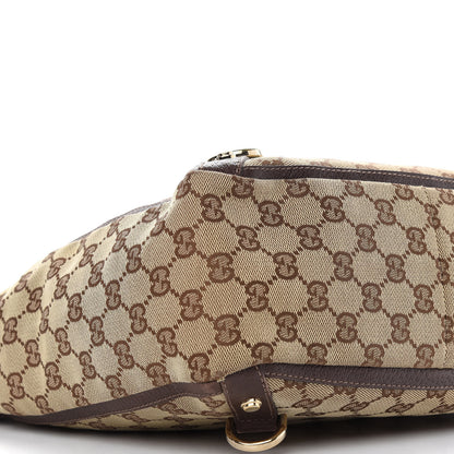 Gucci Monogram Small Gold D Ring Tote Brown 8 of 9