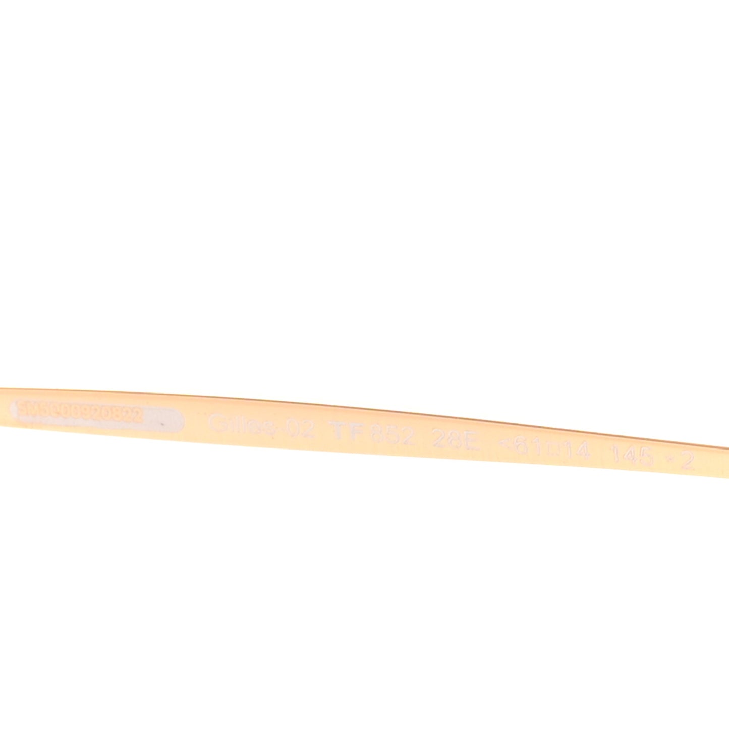 Gilles Sunglasses TF852 Gold