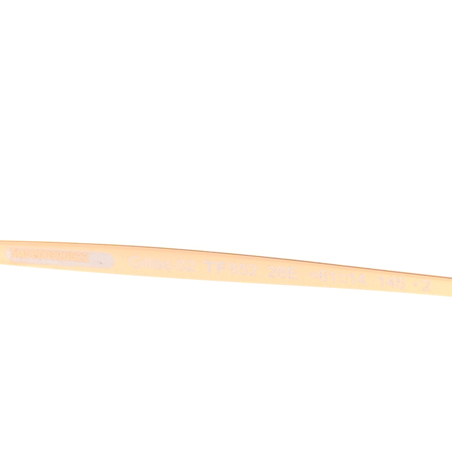 Tom Ford Gilles Sunglasses TF852 Gold 6 of 8
