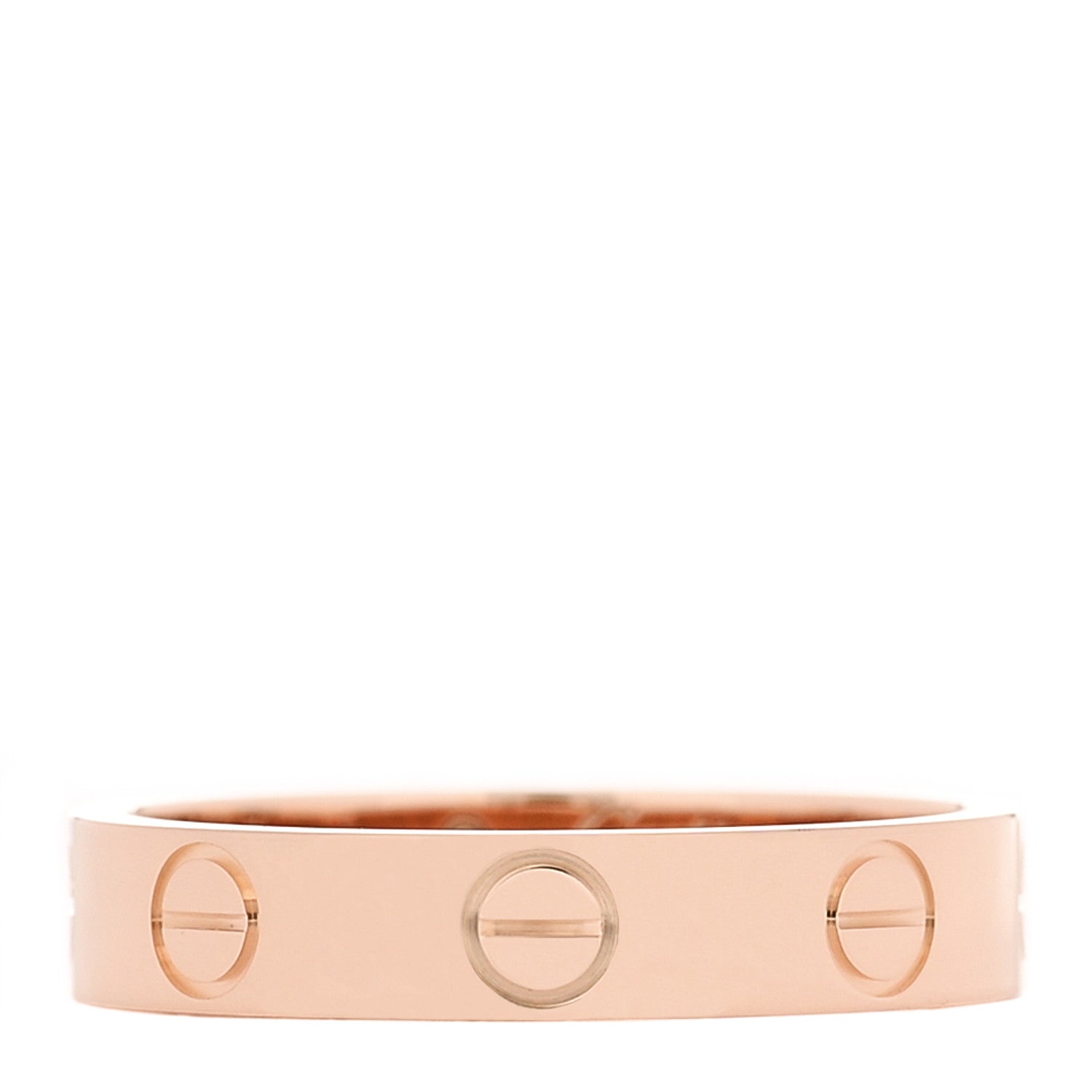 Cartier 18K Pink Gold 3.5mm LOVE Wedding Band Ring 49 5 1 of 4