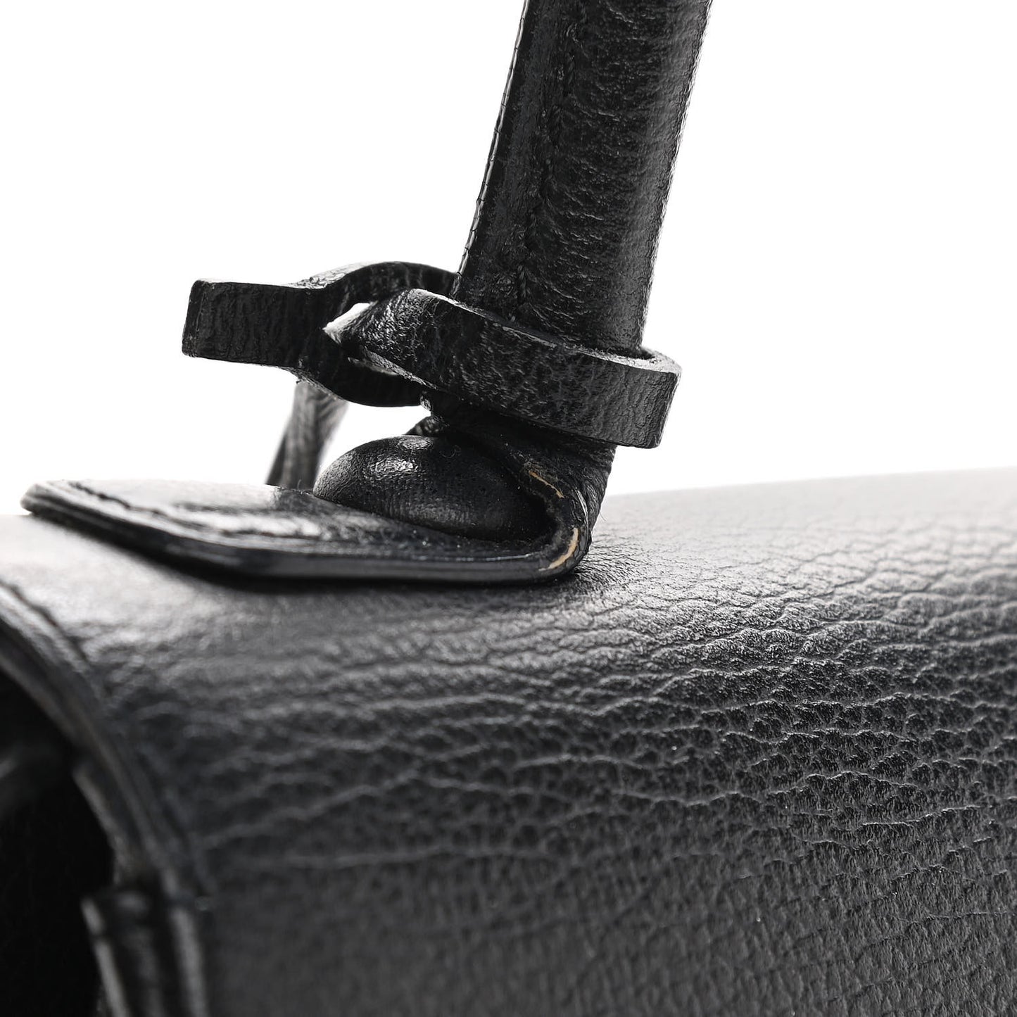 Grained Calfskin PM Brillant Satchel Black
