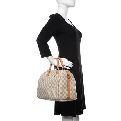 Louis Vuitton Damier Azur Speedy Bandouliere 30 3 of 10