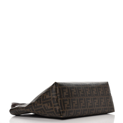 Fendi Zucca Spalmati Small Roll Tote Tobacco Moro 4 of 12