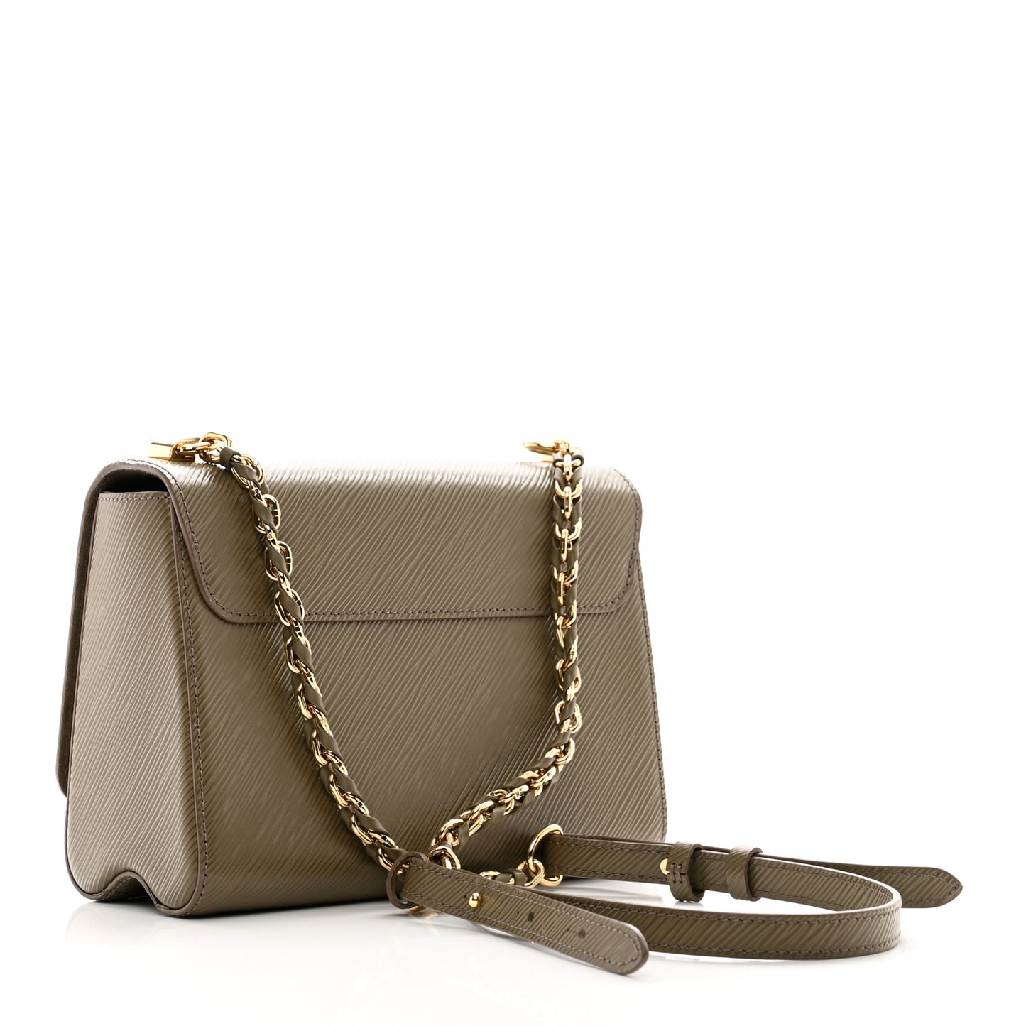 Epi Twist Shoulder Bag MM Smokey Brown