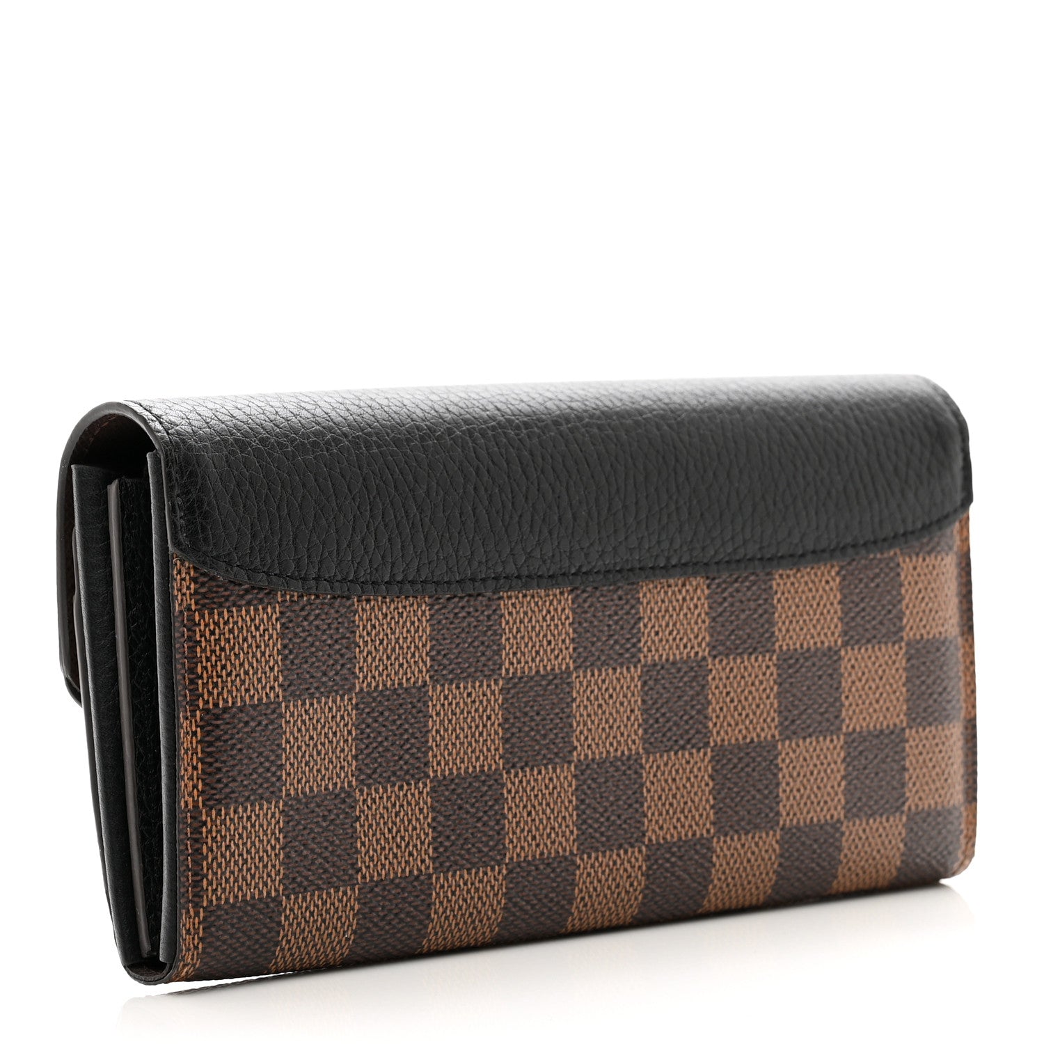 Louis Vuitton Damier Ebene Normandy Wallet Black 3 of 7