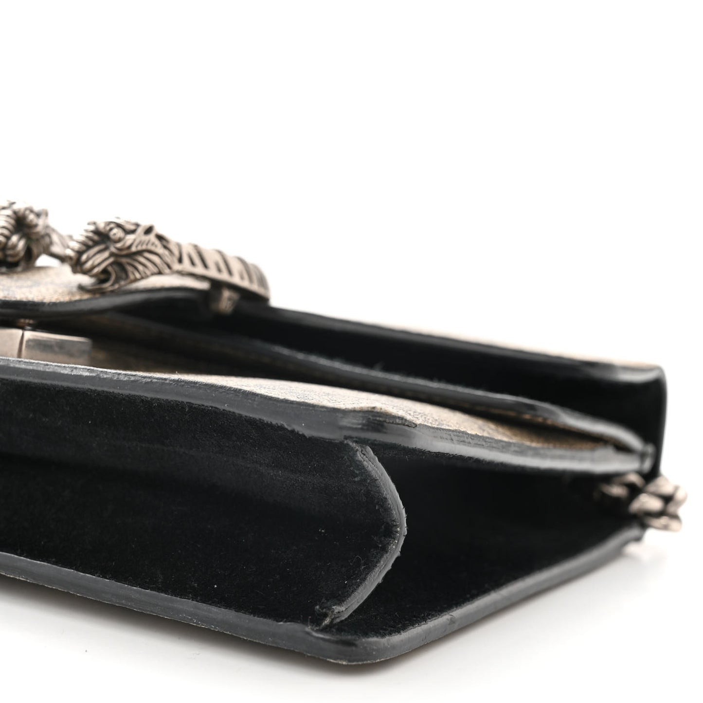 GG Supreme Monogram Mini Dionysus Shoulder Bag Black