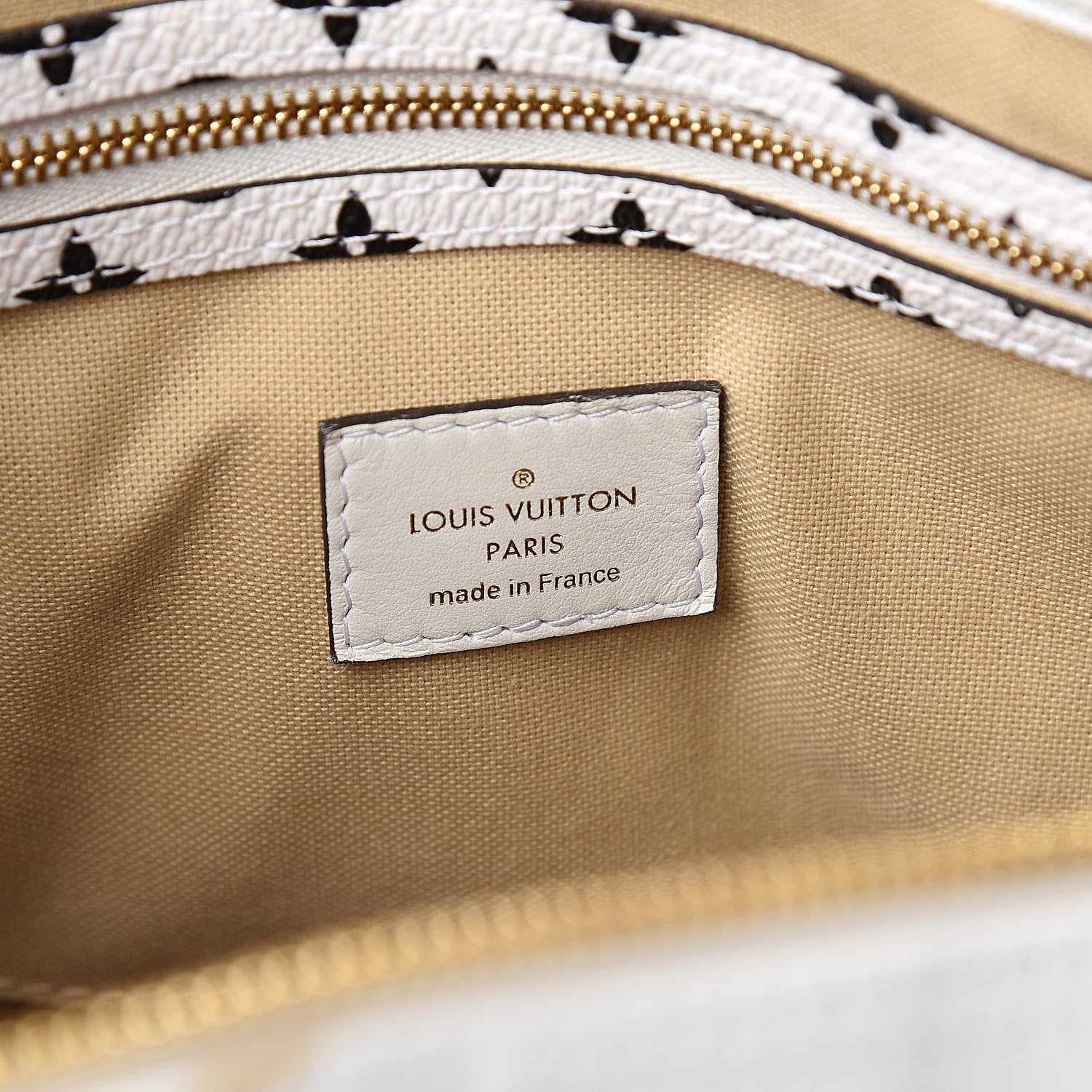 Louis Vuitton Monogram Giant Speedy Bandouliere 30 Kaki Beige 6 of 10