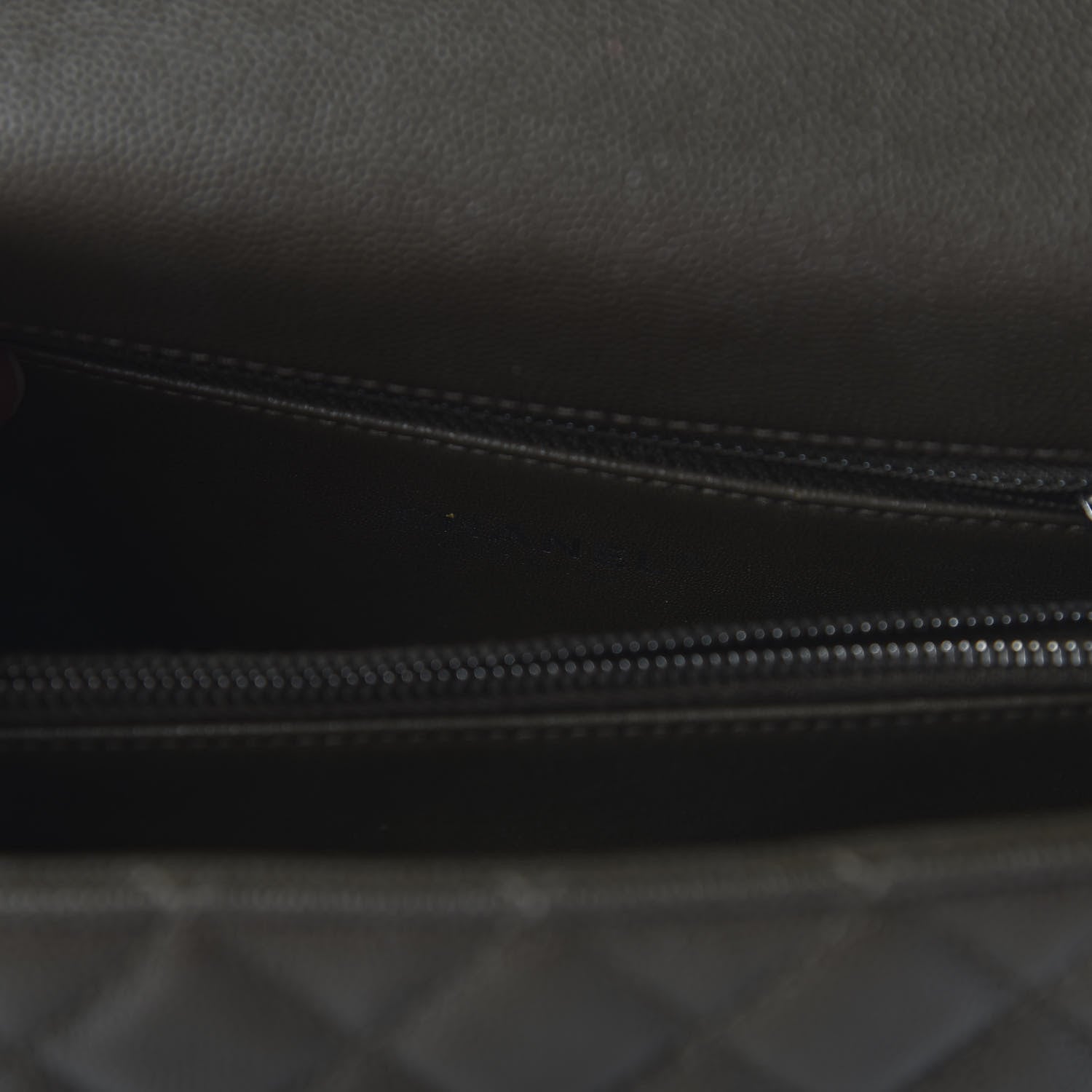 Chanel Caviar Lizard Quilted Small Coco Handle Flap Dark Grey 8 of 11