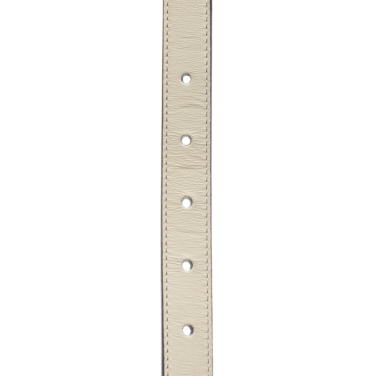 Calfskin Double G 20mm Belt 105 42 Mystic White