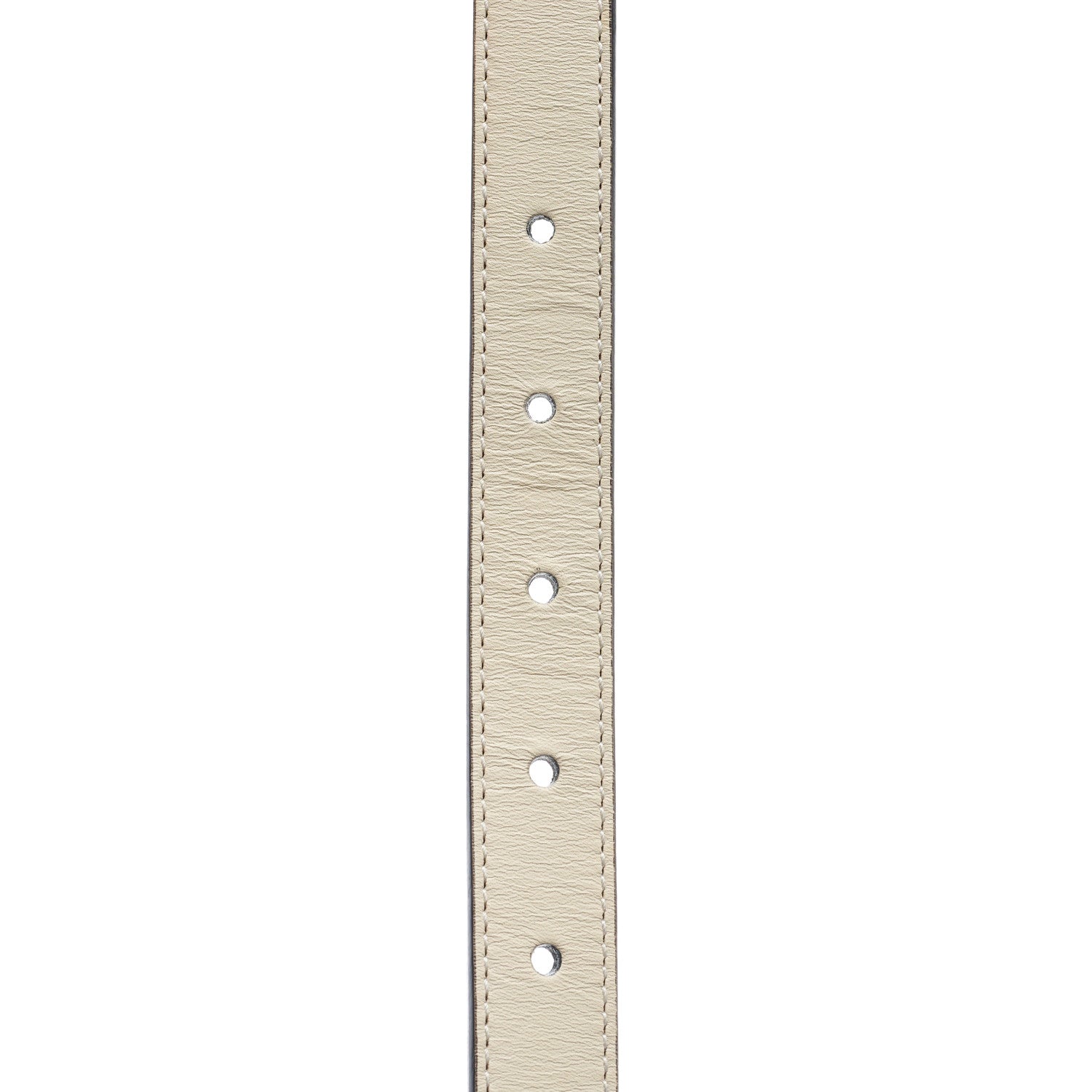 Gucci Calfskin Double G 20mm Belt 105 42 Mystic White 3 of 5