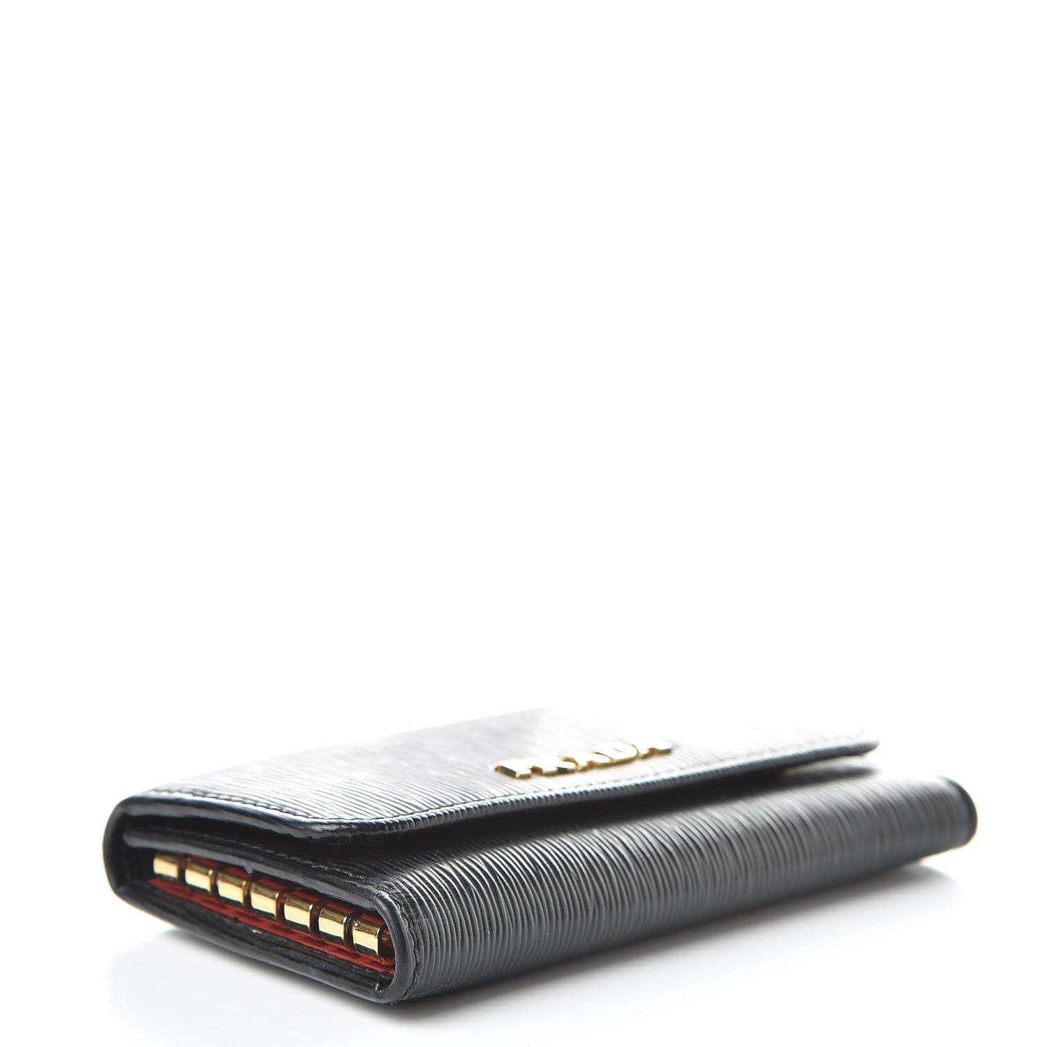 Prada Vitello Move 6 Key Holder Black Lacca 4 of 9