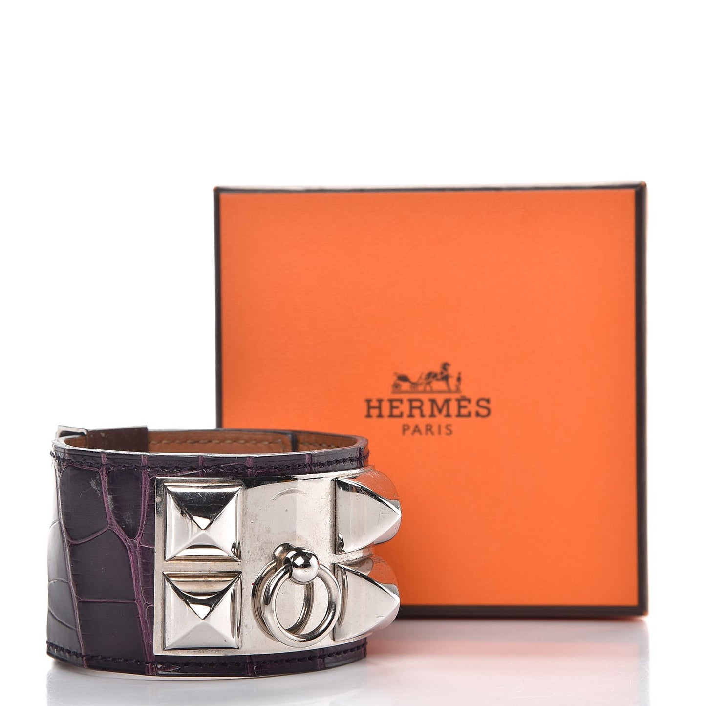 Shiny Alligator Collier De Chien CDC S Bracelet Amethyst