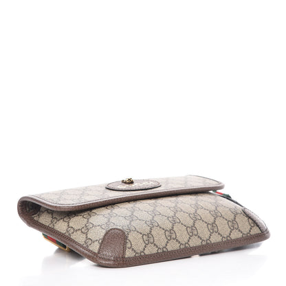 Gucci GG Supreme Monogram Neo Vintage Web Belt Bag Brown 4 of 9