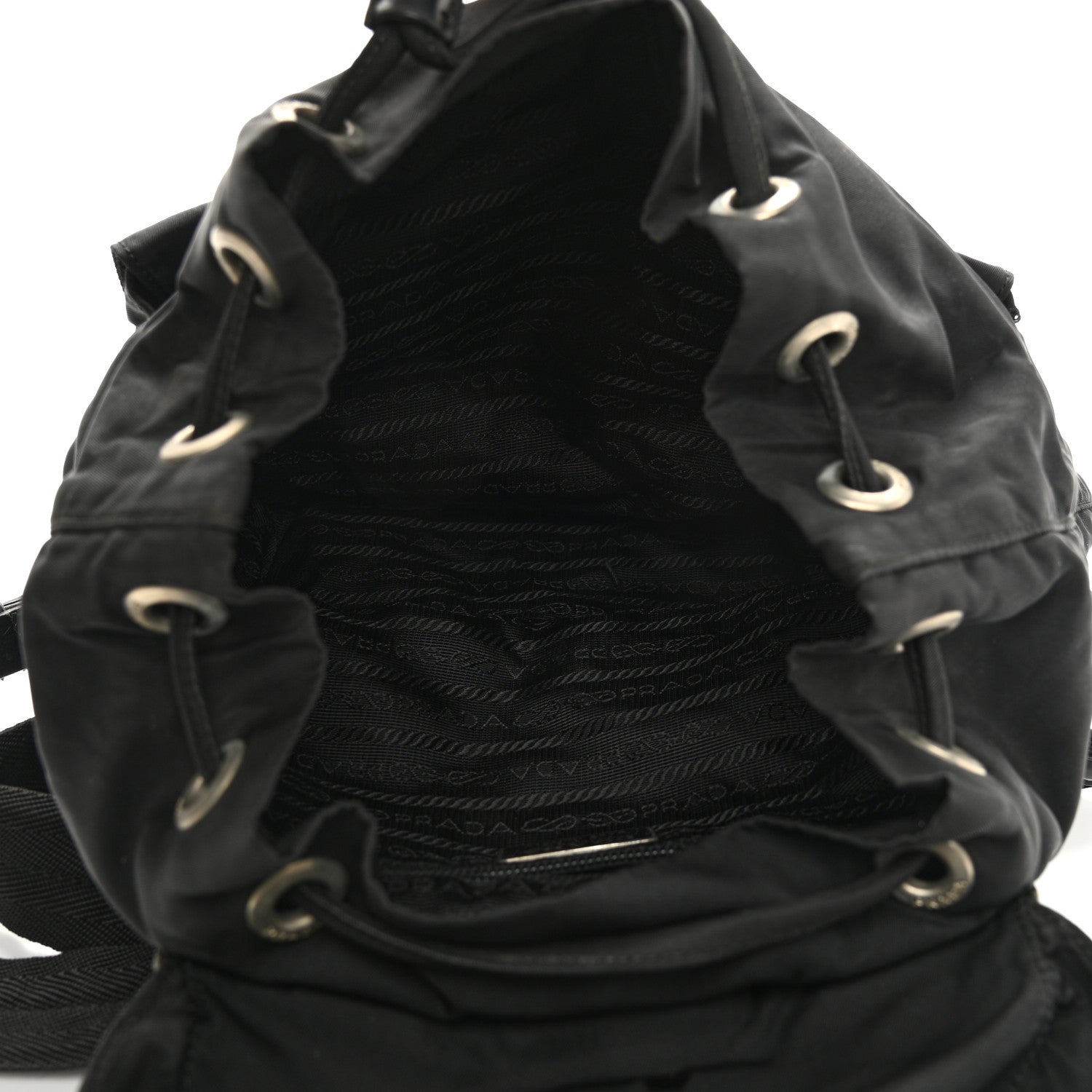 Prada Nylon Vela Backpack Black 5 of 15
