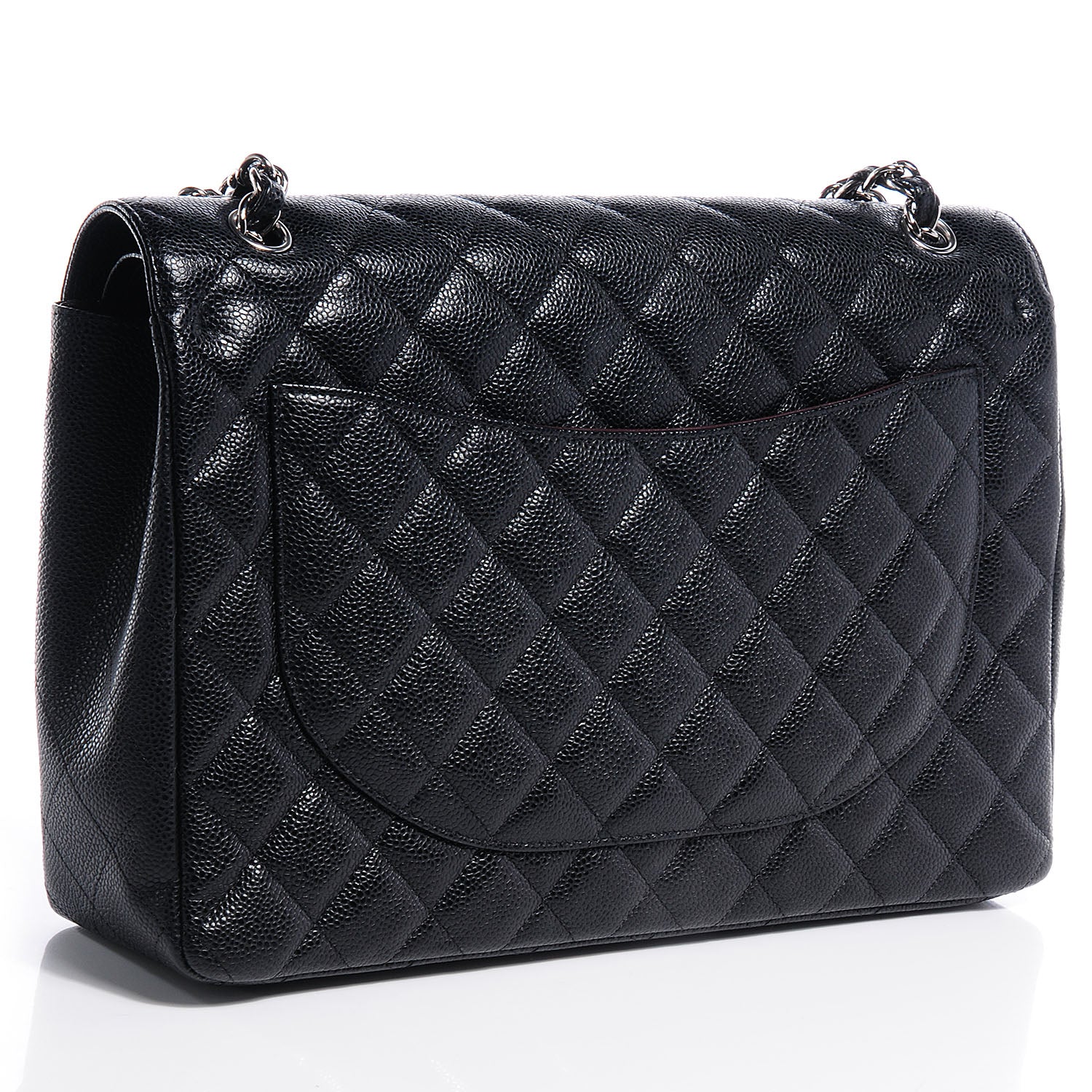 Chanel Caviar Quilted Maxi Double Flap Black 3 of 8