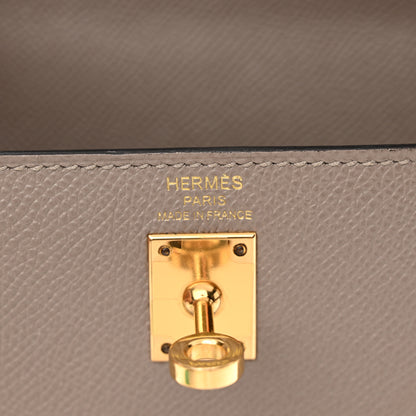 Hermes Epsom Kelly Sellier 25 Gris Asphalte 6 of 13