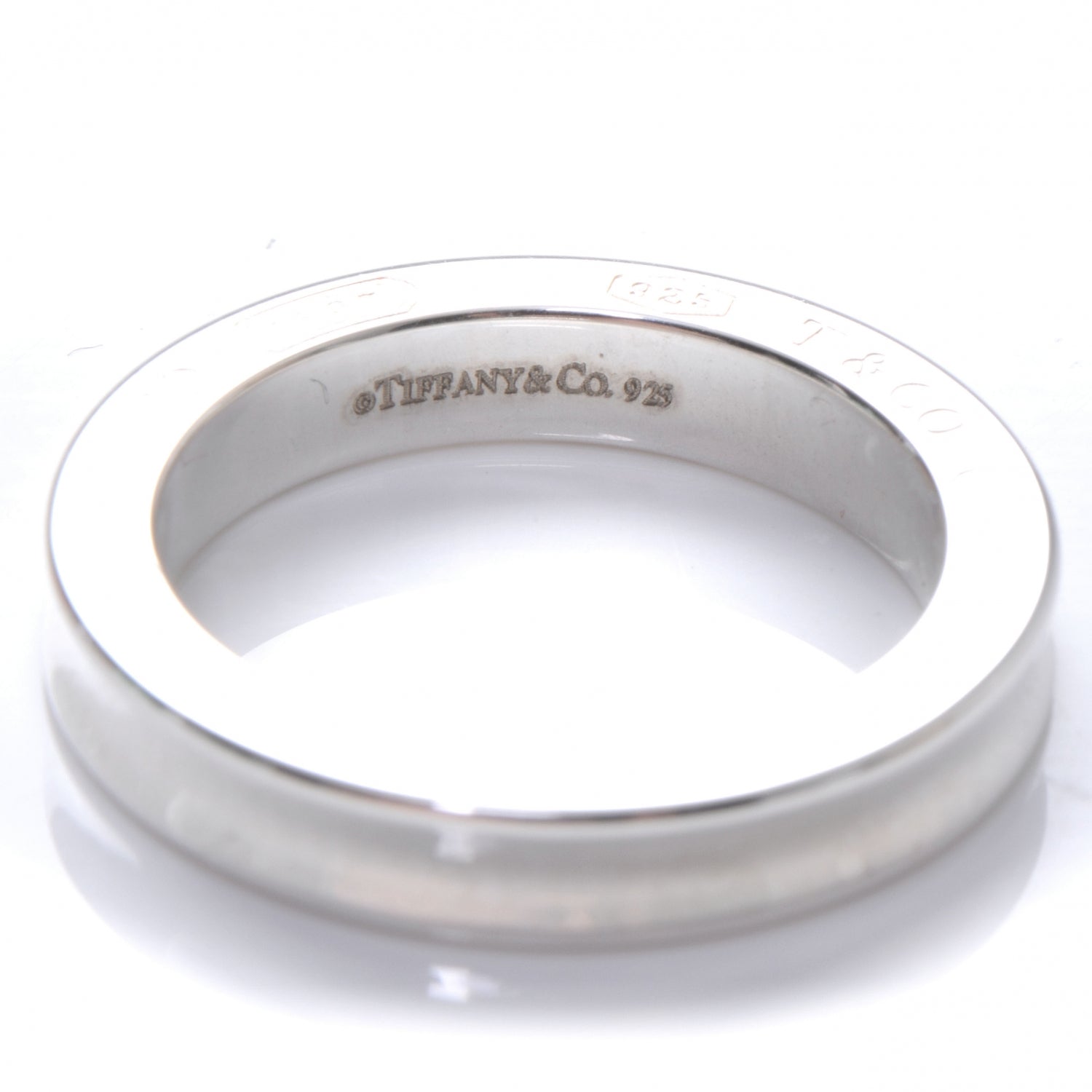 Tiffany Sterling Silver 1837 Ring 5 4 of 6