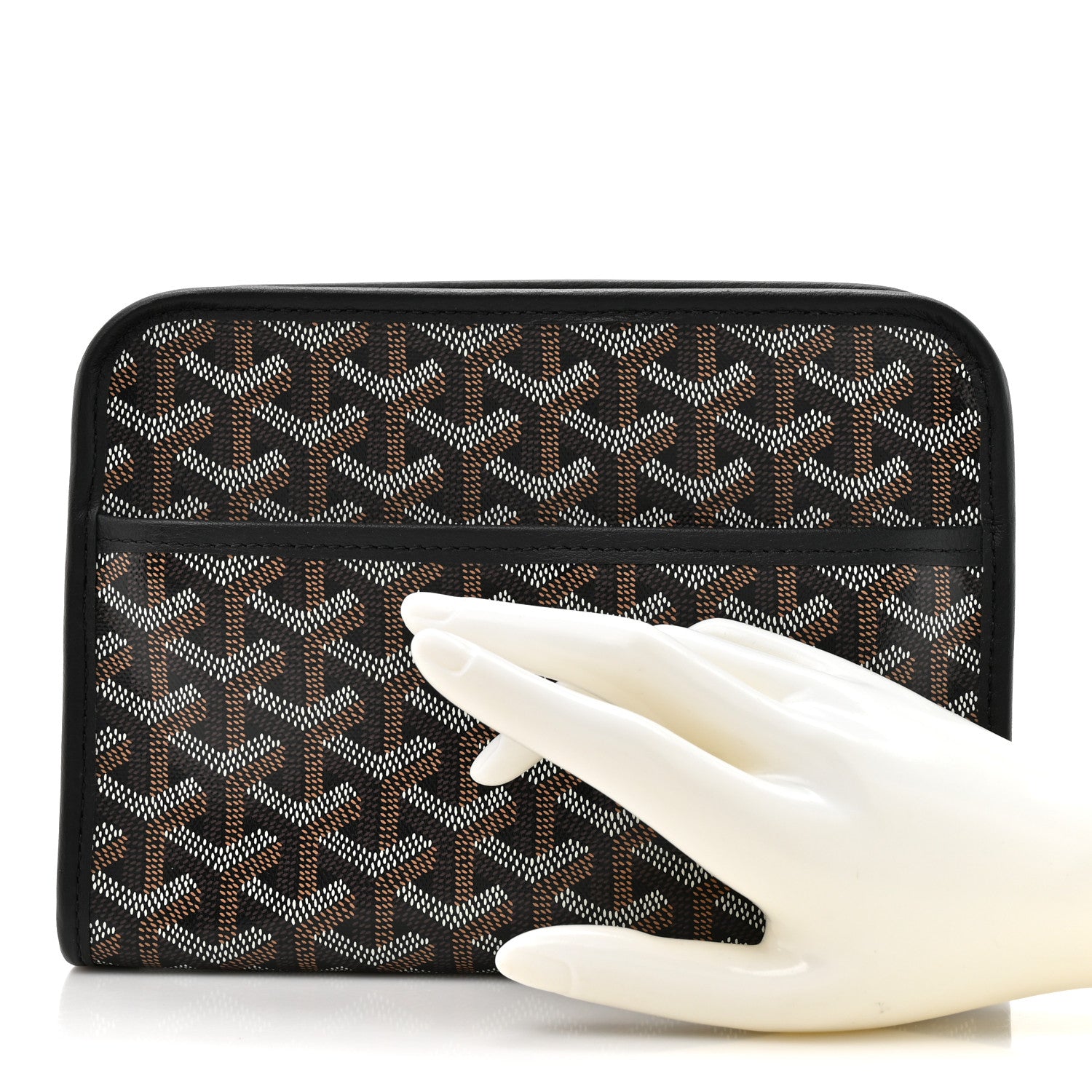 Goyard Goyardine Jouvence PM Toiletry Pouch Black 2 of 7