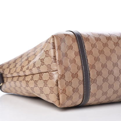 Gucci Crystal Monogram Medium Joy Tote Beige Ebony Testa di Moro 10 of 12