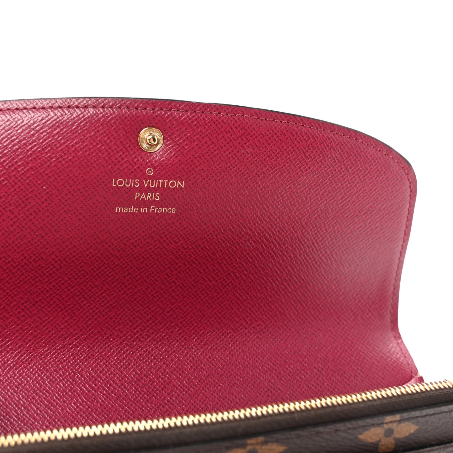 Monogram Emilie Wallet Fuchsia