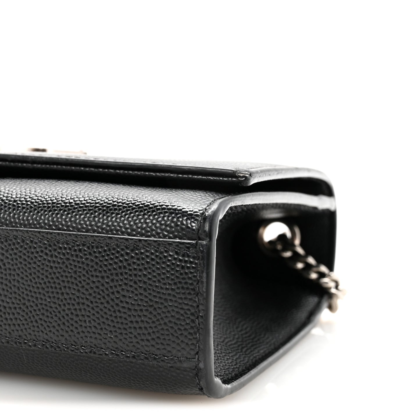 Grain De Poudre Small Classic Monogram Kate Tassel Satchel Black