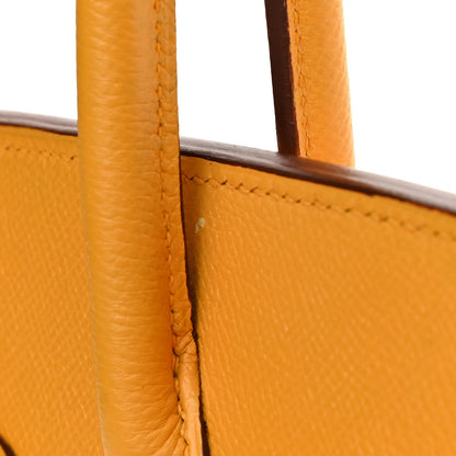 Hermes Epsom Birkin 30 Jaune Ambre 13 of 19