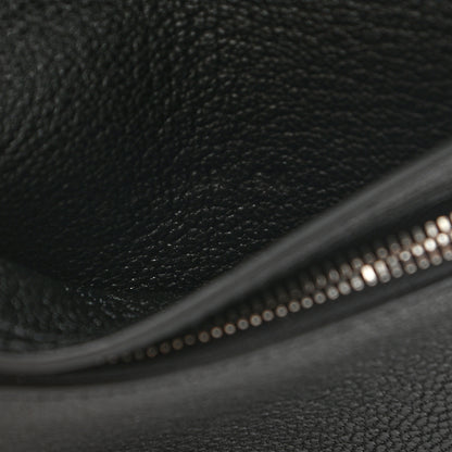 Hermes Chevre Mysore Bearn Compact Wallet Black 7 of 7