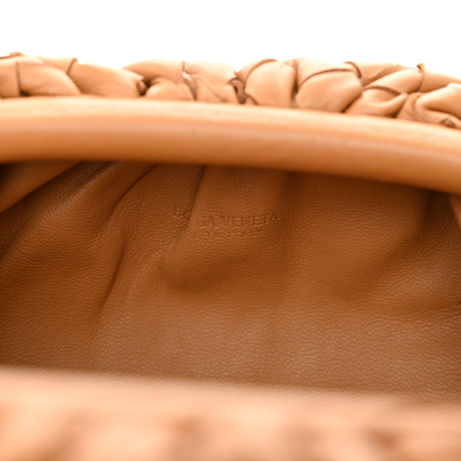 Bottega Veneta Nappa Intrecciato The Mini Pouch Carmel 6 of 13
