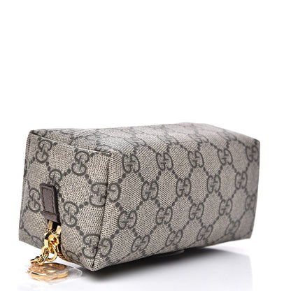 Gucci Soft GG Supreme Monogram Calfskin Small Ophidia Cosmetic Case Beige Ebony New Acero 3 of 9