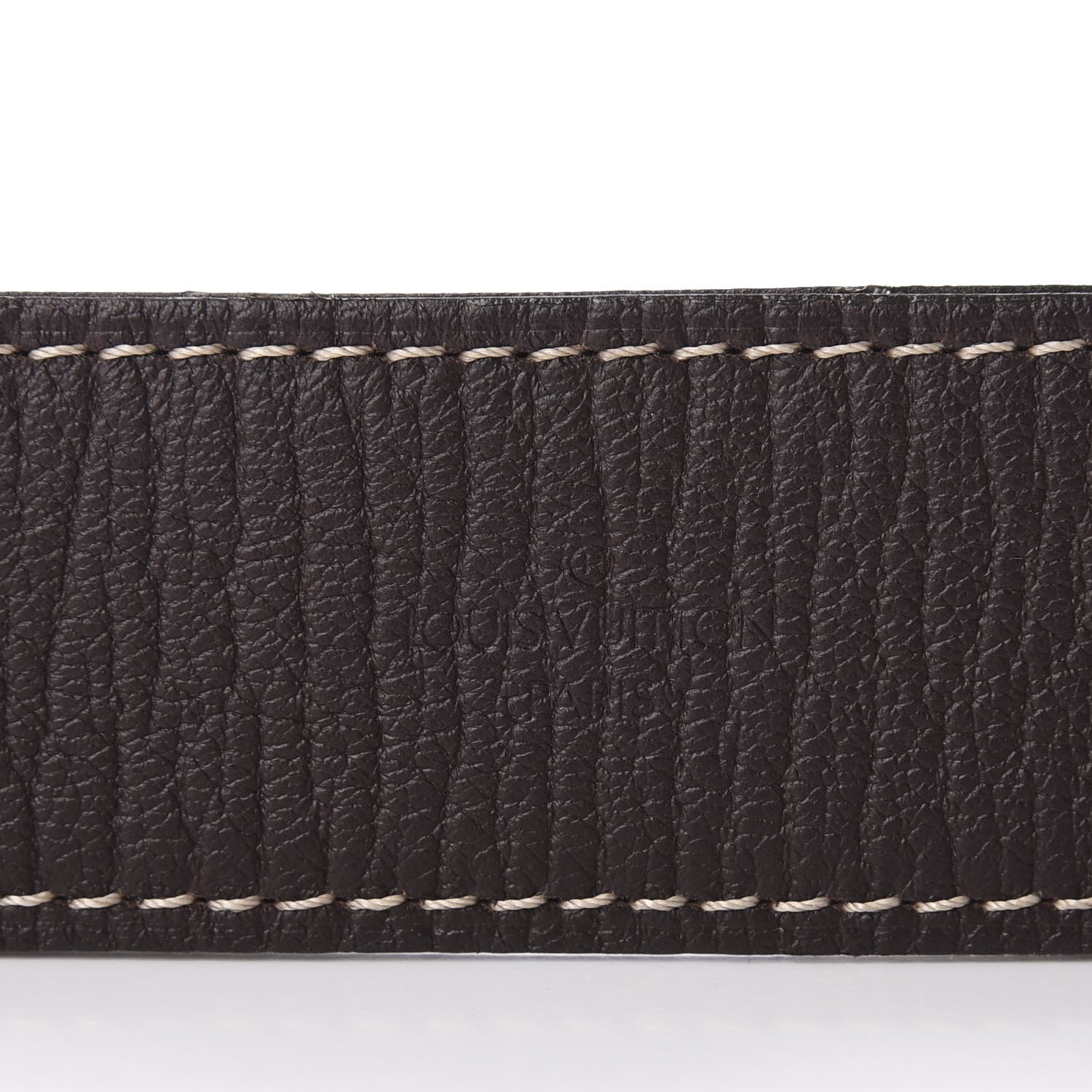 Louis Vuitton Calfskin Shoulder Strap Pad Brown 3 of 5