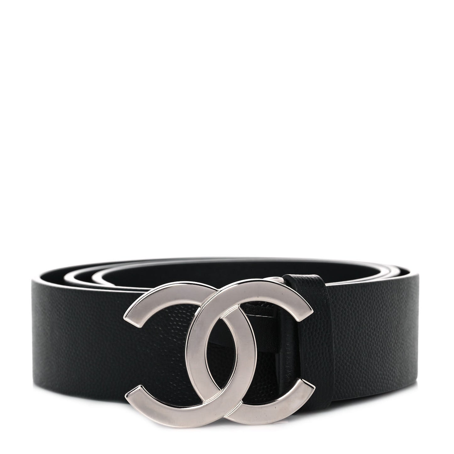 Caviar CC Logo Belt 90 36 Black