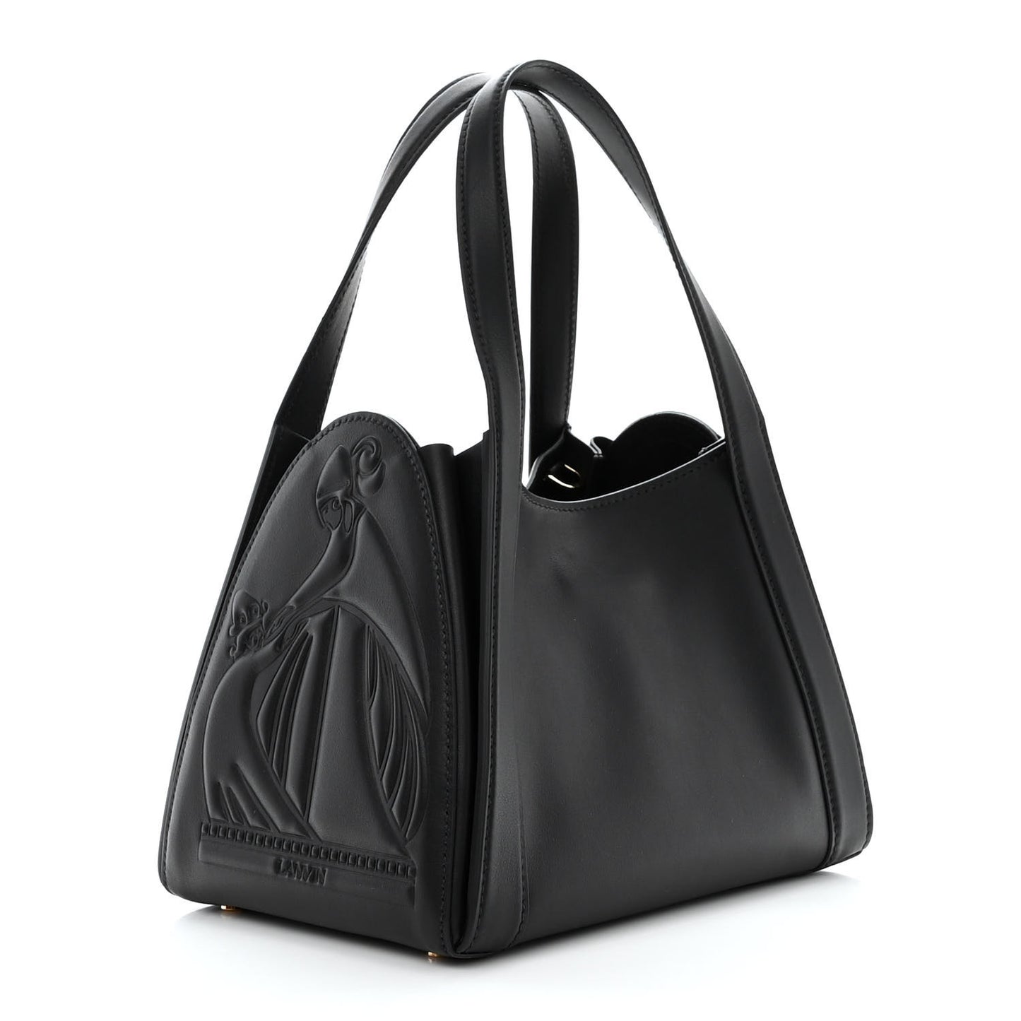 Smooth Calfskin Mini Tote Black