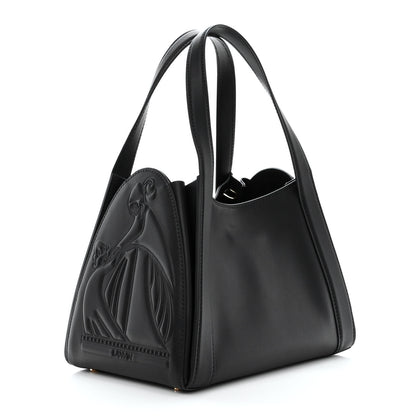 Lanvin Smooth Calfskin Mini Tote Black 3 of 9