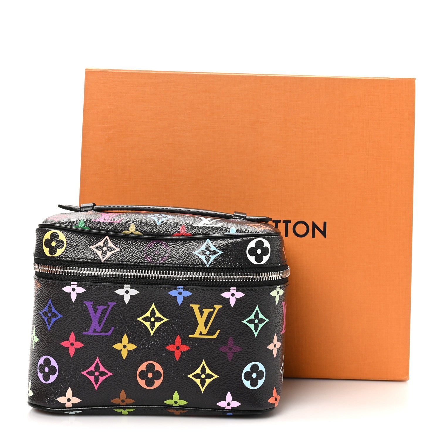 Louis Vuitton LV X TM Monogram Multicolor Nice Mini Black 10 of 10