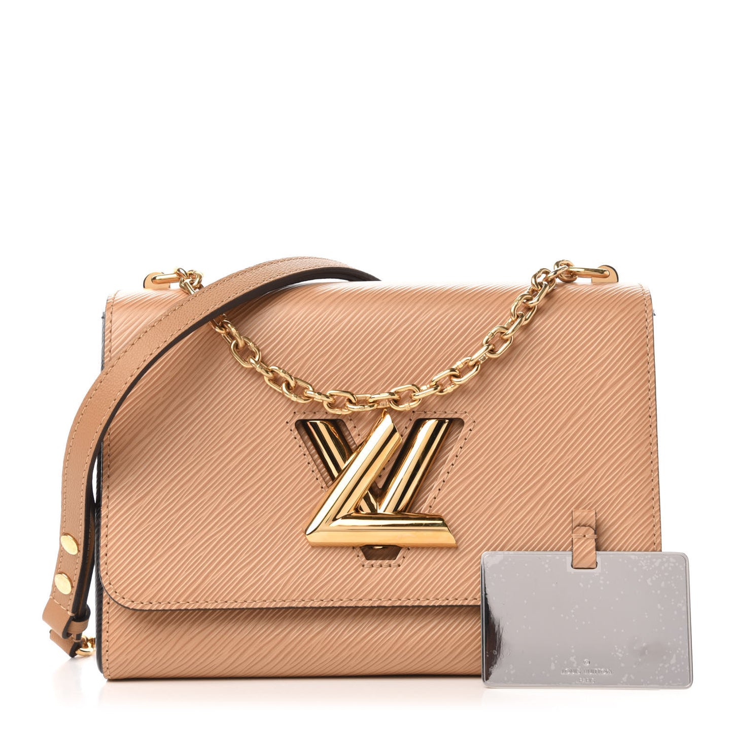 Epi Twist Shoulder Bag MM Camel
