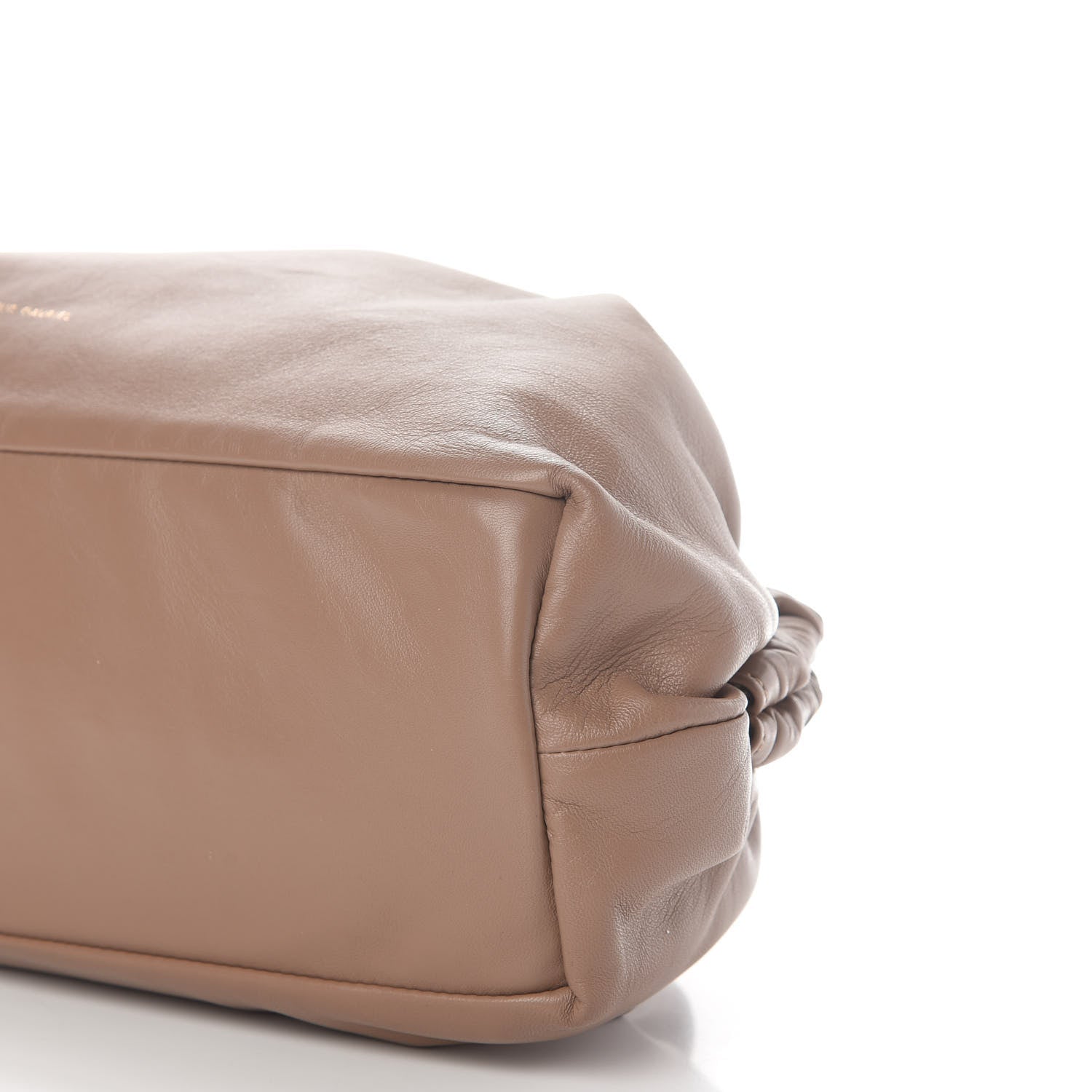 Mansur Gavriel Lambskin Cloud Clutch Biscotto 9 of 10