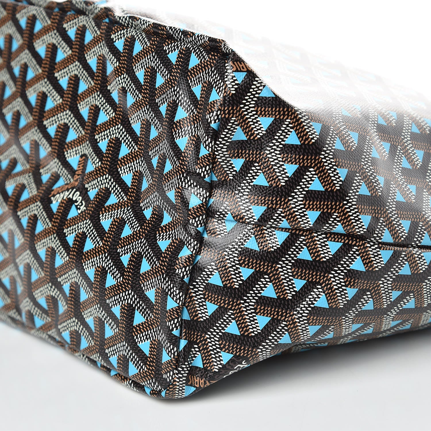 Goyard Goyardine Saint Louis Claire Voie PM Black Blue 10 of 12