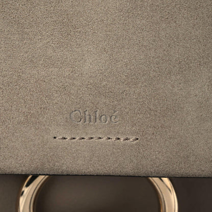 Chloe Suede Calfskin Medium Faye Backpack Motty Grey 10 of 17