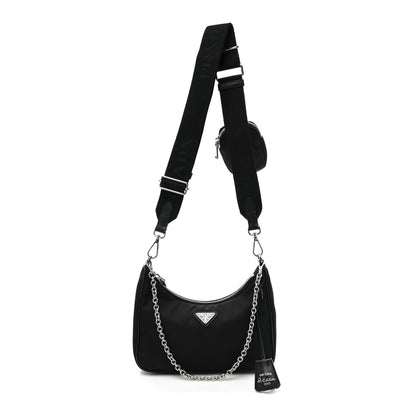 Prada Nylon Re-Edition 2005 Shoulder Bag Black 1 of 7