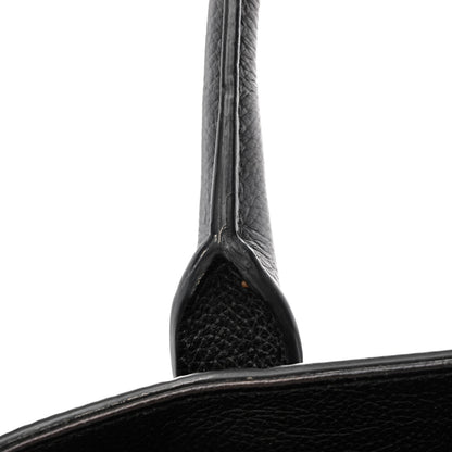 Tom Ford Pebbled Calfskin Medium Jennifer Zip Tote Black 12 of 13